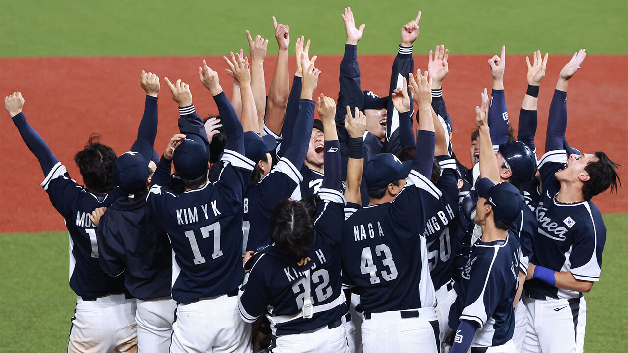 2023년 아시안게임 우승 한국 야구 대표팀