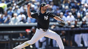 MLB 양키스 에이스 콜, 팔꿈치 수술 후 1년 만에 등판