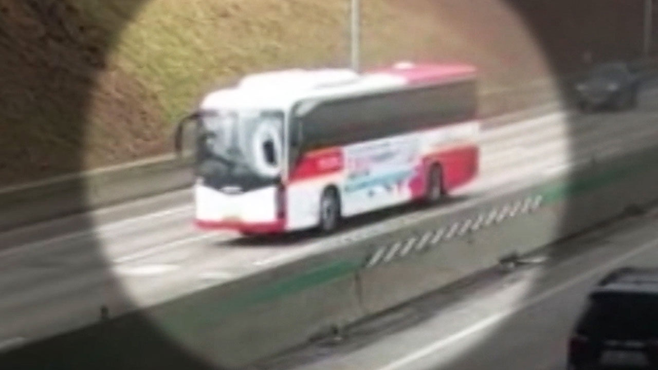 평택 서해안고속도로 화물차 고속버스 사고