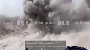 전황 중계하던 러시아 기자 뒤에서 쾅&hellip;"이스라엘의 표적 공습"