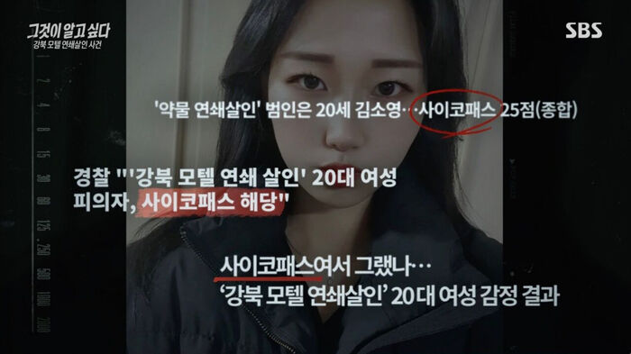 그알 강북 모텔 연쇄살인 사건