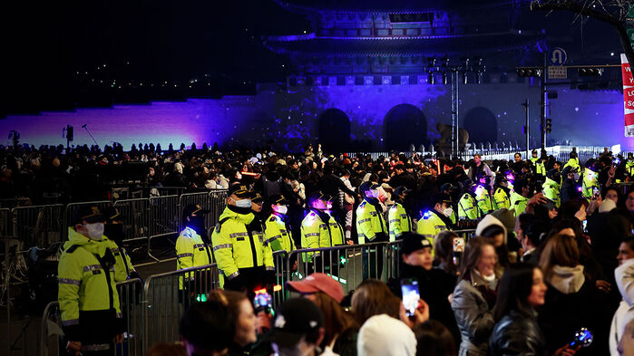 안전사고는 없었던 광화문광장 행사