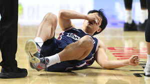 KCC, 허훈 부상 이탈&hellip;코뼈 골절로 내일 수술대