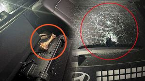 [사건X파일] 차량 뒷유리 와장창&hellip;팔뚝만한 족발뼈로?