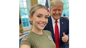 '트럼프와 셀카 미 여군' 알고보니 AI로 만든 가짜