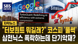 [자막뉴스] "터보퀀트 뭐길래?" 코스피 '풀썩'&hellip;삼전닉스 폭락하는데 단기악재일까