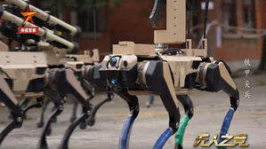 "미사일 발사기도 탑재" 중국이 깜짝 공개한 '로봇 늑대'