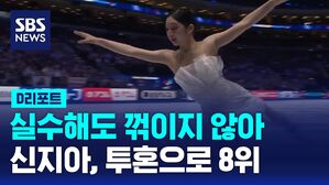 [D리포트] '5계단 껑충' 신지아 8위&hellip;세계선수권 티켓 2장 획득