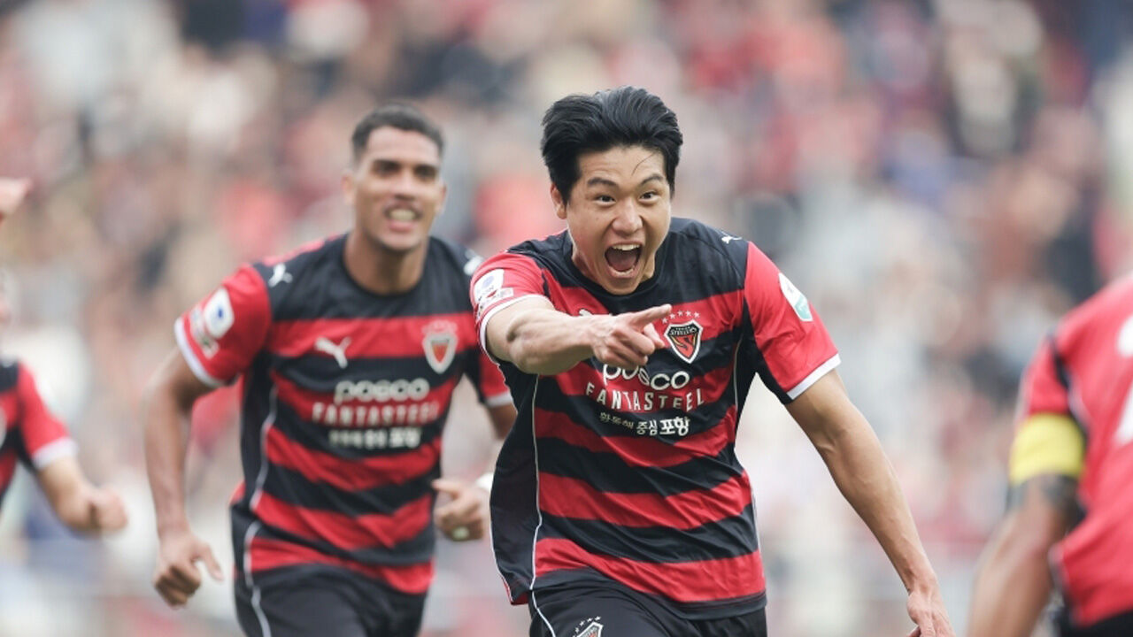 '이호재 결승골' 포항, 강원 1대0 제압…5경기 만에 첫 승