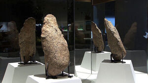 경기 연천 전곡선사박물관 '세계 최대 주먹찌르개' 공개