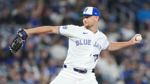 'KIA 출신' 라우어, 애슬레틱스전 5.1이닝 9탈삼진 '시즌 첫 승'