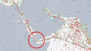 Houthi Provocations Cause Number of Vessels Passing Through Red Sea's Bab el-Mandeb to Plummet to 11