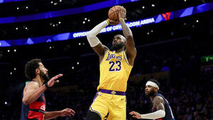 '트리플더블' 제임스, NBA 통산 최다승 타이&hellip;1,228승
