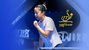 '거침 없는' 신유빈, 월드컵 첫 경기 완승