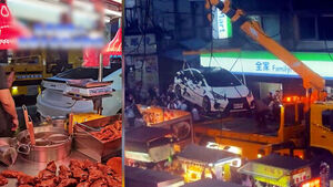 인형 뽑기 하듯 '쏙'&hellip;시장 한복판 불법 주차 응징