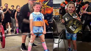 피트니스 대회 9살 소녀 깜짝 등장&hellip;82kg 쇳덩이 번쩍