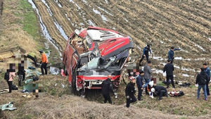 10m 아래 논으로&hellip;"전원 중경상" 출근 중 날벼락