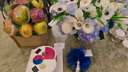 프라보워 대통령 숙소에 준비된 웰컴 키트