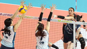 GS칼텍스, 챔프전 앞두고 감독 내친 도로공사 잡고 1차전 승리