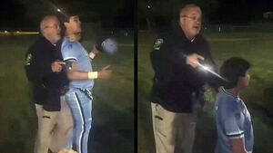 팔로 학생 선수 목 감싸더니&hellip;학교 전담 경찰관에 '발칵'