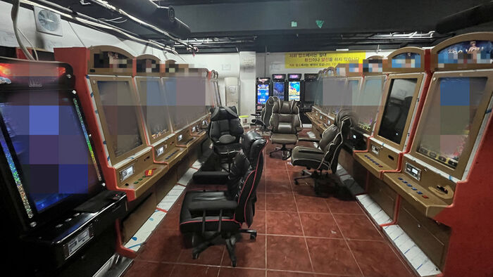 경찰에 적발된 불법 게임장 (사진=서울경찰청 제공, 연합뉴스)