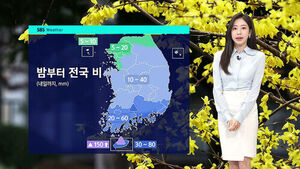 [날씨] 꽃 활짝 폈는데&hellip;밤부터 전국 비 소식