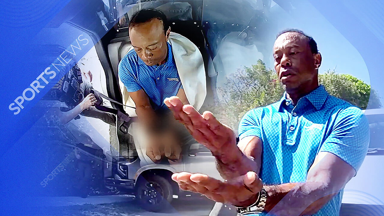 수갑 찬 타이거…"대통령과 통화했다"