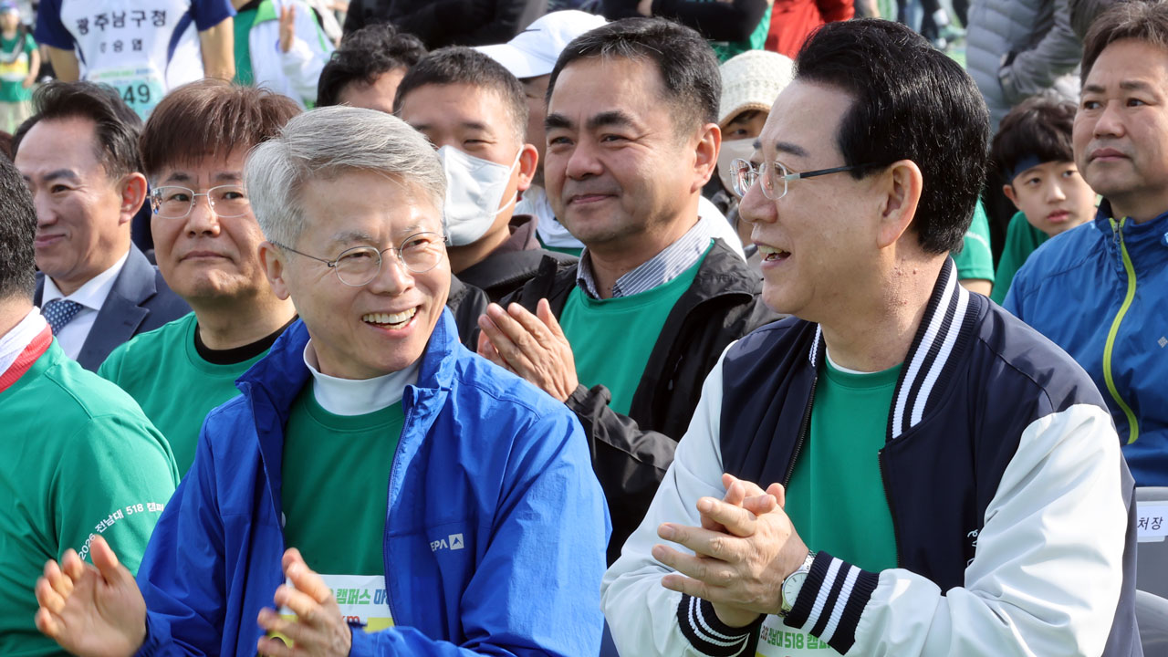 민주당 전남광주 경선, 민형배·김영록 후보 결선행