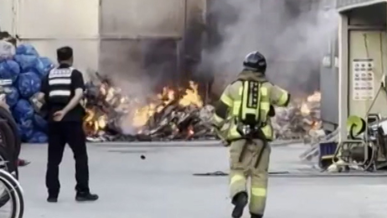 잠실 한강공원서 화재…인명피해 없어