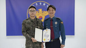 "여기 수상한 남자 있어요"&hellip;새벽 절도범 검거 기여한 군인