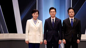 서울시장 후보 3인&hellip;'여론조사' 놓고 막판 신경전