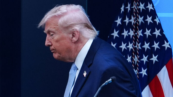 도널드 트럼프 미국 대통령이 6일(현지시간) 백악관 브리핑룸에서 기자회견을 하고 있다. (사진=AP, 연합뉴스)