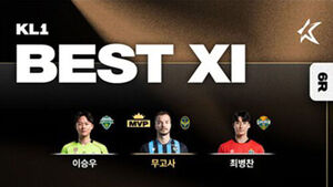 '멀티골' 인천 무고사, K리그1 6라운드 MVP 선정