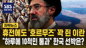 [자막뉴스] 휴전에도 '호르무즈' 꽉 쥔 이란&hellip;"하루에 10척만 통과" 한국 선박은?