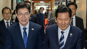 정청래, 정원오&middot;전재수 잇따라 만나 "'원팀'으로 지선 승리"