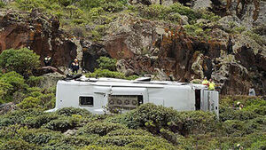 스페인 카나리아 제도서 관광버스 추락&hellip;1명 사망