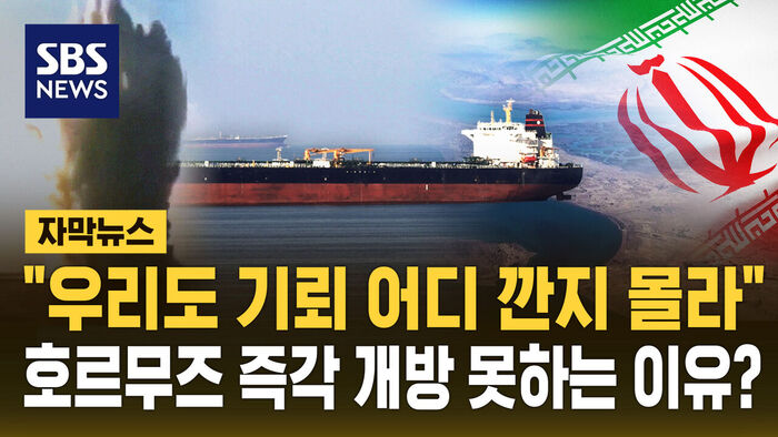 [자막뉴스] "우리도 기뢰 어디 깐지 몰라" 호르무즈 즉각 개방 못하는 이유?