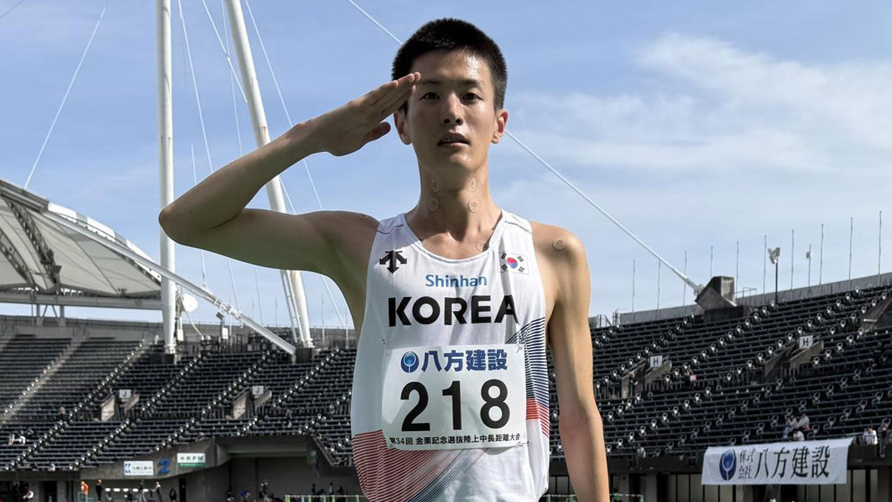 육상 박원빈, 36년 만에 남자 3,000ｍ 장애물 한국 신기록 작성