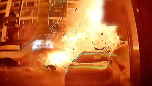 한밤중 차량 뒤집히고 창문 산산조각&hellip;침대까지 덮쳤다