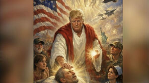 이마 위에 올린 손&hellip;"사진 역겹다" 12시간 만에 삭제