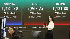 코스피, 협상 기대감에 장중 '6천피' 재돌파&hellip;5,960선 마감