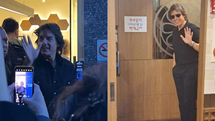 지난해 5월 마포구 한 치킨집을 찾은 할리우드 배우 톰 크루즈 (사진=인스타그램 캡처, 연합뉴스)