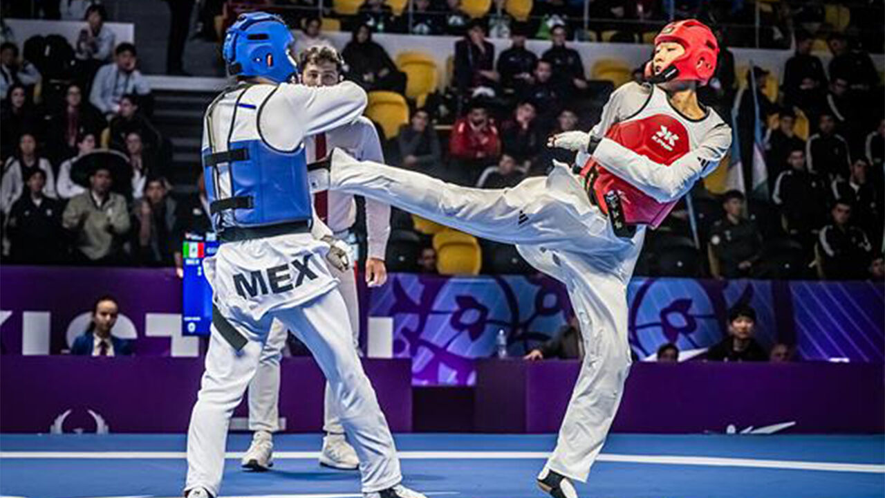 태권도 하지웅, 세계청소년선수권 59kg급 은메달