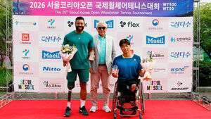 임호원, 서울코리아오픈 국제휠체어테니스 남자 복식서 준우승