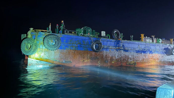 군산 해상서 선박 간 충돌…인명피해·해양오염 없어