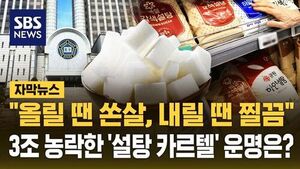 [자막뉴스] "올릴 땐 쏜살, 내릴 땐 찔끔" 3조 원대 설탕 담합 1심 선고&hellip;CJ제일제당&middot;삼양사 '설탕 카르텔' 운명은?