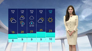 [날씨] '곡우'에 전국 곳곳 봄비&hellip;어제보다 10도↓