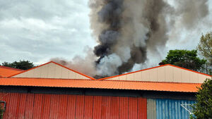 충남 공주 어묵공장 화재&hellip;소방 '대응 1단계' 발령