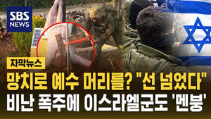 [자막뉴스] 망치로 예수 그리스도 머리를? "옐로라인은 니들이 넘었다" 비난에 이스라엘군 '멘붕'