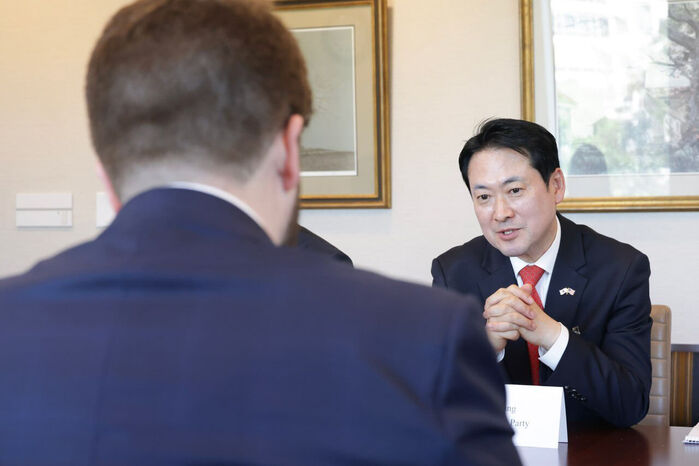 장동혁 국민의힘 대표, 미 국무부 차관보 면담 (사진 제공, 국민의힘)